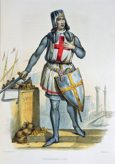 Geoffroi de Villehardouin, Illustration from 